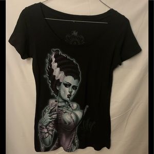 Bride of Frankenstein top.